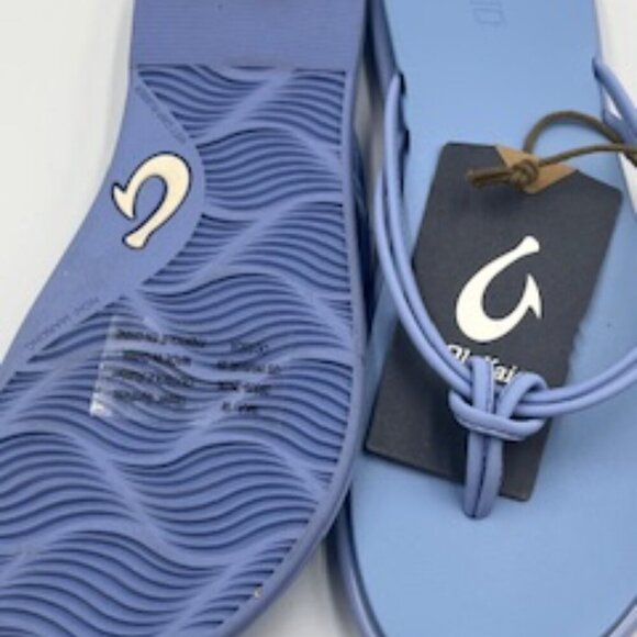 NEW Olukai‎ Light Blue AKA Sandals Women’s Thongs Flip Flops Size 9 NWT - Picture 8 of 10